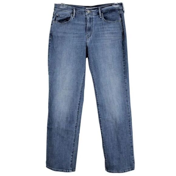 Levi's Denim - Levi’s 505 Jeans Straight Leg Mid-Rise Blue Medium Wash Women’s 31 X 30 Size 12